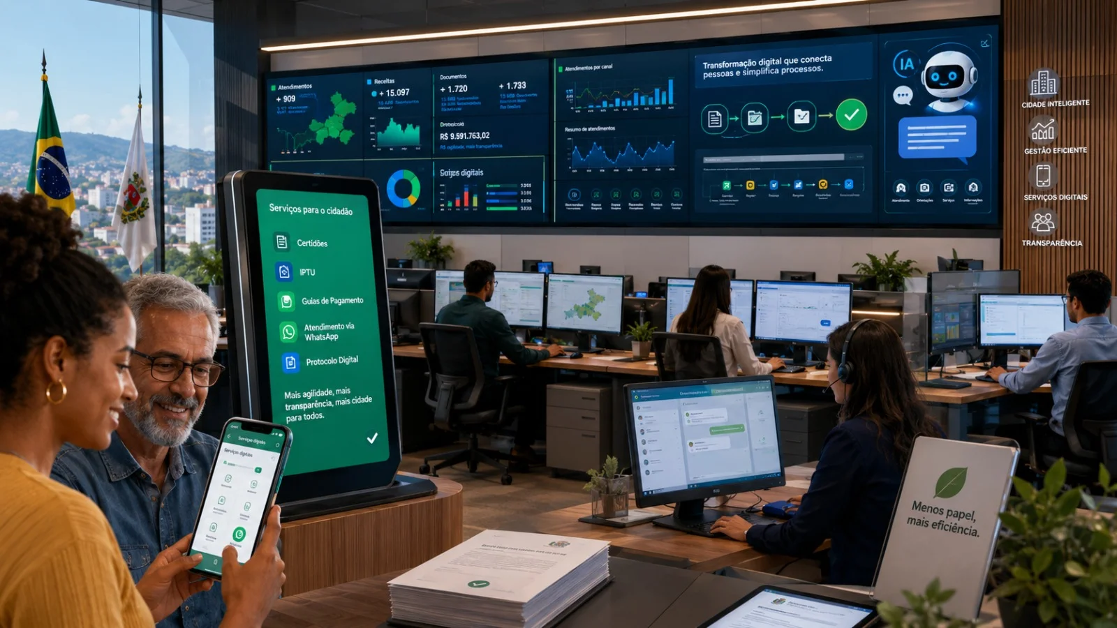 Ibirité avança na transformação digital e registra mais de R$ 9,5 milhões em arrecadação com novo sistema GRP e atendimento por IA